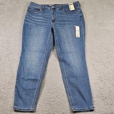 No Boundaries Jeans Womens 16 Blue Skinny High Rise Stretch 5-Pocket Zip Fly picture
