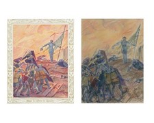 OCTAVE GUILLONNET (1872-1967) DRAWING ILLUSTRATION BOOK JEANNE D'ARC 1912 (62) picture