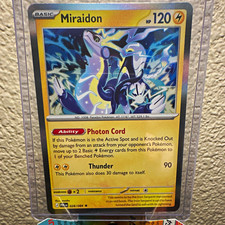 The Pokémon Company Miraidon 028/084 Paldea Evolved Holo Rare 120 HP EN picture