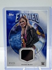 2025 Topps Exalted WWE Exalted Relics Blue 01/25 Alexa Bliss #ER-ABS Bookend picture