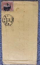 c1862 P&C Pittsburg & Connellsville Railroad Cumberland Maryland Cover Newark DE picture