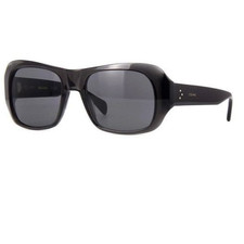 NEW CELINE CL40049I 08A BLACK SQUARE AUTHENTIC SUNGLASSES 56-19 GREY LENS picture