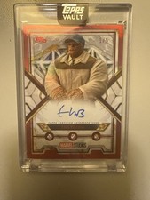 2026 Topps Marvel Vault THE THING Triple Diamond Red Auto 1/5 Ebon Moss-Bachrach picture