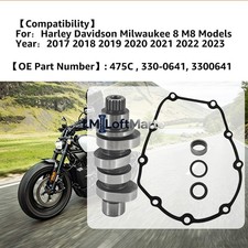 #330-0641 475C Chain Drive Cam Camshaft Kit for 2017-UP Harley Milwaukee 8 M8 US picture