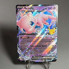 The Pokémon Company Pokémon TCG Mew ex Full Art Holo EN 066/128 160 HP picture