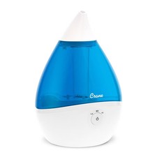 Crane Droplet Ultrasonic Cool Mist Humidifier - Blue/White: For 100-300 Sq. Ft. picture