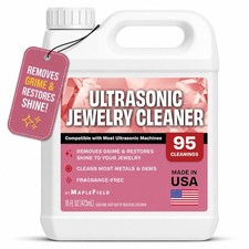 Maplefield Ultrasonic Jewelry Cleaner Solution  Concentrated Formula & Ultras... picture