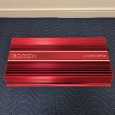 Orion HCCA 250R Red 2-Channel Power Amplifier Vintage Made in USA Untested picture