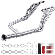 Long Tube Headers Fit for 99-06 Chevy GMC Sierra Silverado 4.8/5.3/6.0 W/ Y Pipe picture