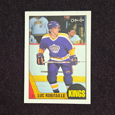 O-Pee-Chee 1987-88 Luc Robitaille #42 RC Rookie Los Angeles Kings picture