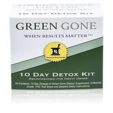 Green Gone Detox 120 Capsule Permanent 10 Day Detox With 5 Test Strips EXP 12/27 picture