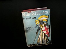 The Crusades Iron Men and Saints Harold Lamb 1942 HC Dust Jacket Vintage picture