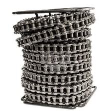 #60 Roller Chain 100 Feet with 10 Connecting Links picture