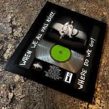 Billie Eilish ( When We Fall Asleep ) Platinum Music Award Vinyl LP Record CD picture