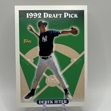 Topps 1993 Topps Draft Pick - Derek Jeter #98 New York Yankees RC picture