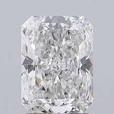 1.89 Ct Radiant Lab Grown Diamond G VS2 IGI Certified Loose Stone Excellent Cut picture