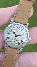 Vintage 1920's Elgin “Model E-4” Art Deco 14k gold filled Men's 27mm Watch picture