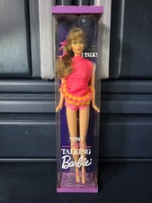 Vintage #1115 Talking Barbie Doll From 1968 With Rare HTF Box Works picture