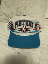 Vintage 90’s NBA Detroit Pistons Logo Athletic Snapback Hat picture