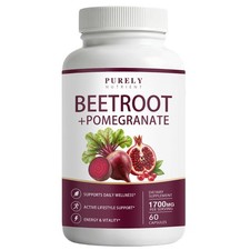 splendorintl Purely Nutrient Beetroot + Pomegranate Capsules, 60 Capsules picture