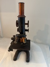 Antique Bausch & Lomb Microscope c.1926-27 Serial 192049 Brass Monocular picture