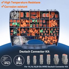 1750PCS Genuine Deutsch Connector Kit Stamped Contacts For 14/16/18/20 GA.WIRE picture