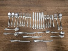 Vintage Oneida American Harmony 30 Piece Stainless Steel Flatware Set Svc for 5+ picture