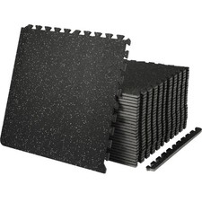 6/12/25 Pack Exercise Floor Mat Interlocking Tiles Foam w/ 24 x24 x 0.5'' picture