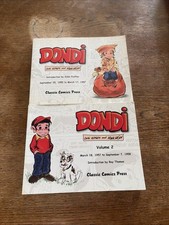 DONDI Vol  Vol 1 & 2; Classic Comics Press, 1955-1957; 1957-1958; GR picture