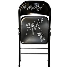 Rob Van Dam autographed signed inscribed wrestling chair ECW WWE RVD JSA picture