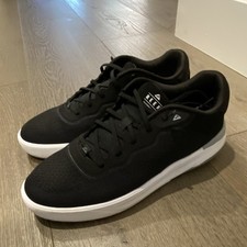 Reef Men's Del Mar Sneakers Black with White/Gray Rubber Sole (worn once) picture