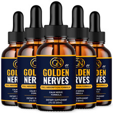 Golden Nerves Drops Advance Brain Health Support Supplements 150 Servings picture