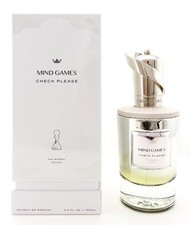 CHECK PLEASE by Mind Games 3.4 oz. Extrait de Parfum Spray. New Sealed Box picture