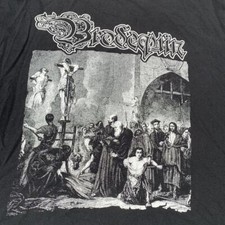 BRODEQUIN 2000s Cotton Classic Vintage Black S-5XL Unisex T-shirt MO177 picture