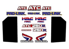 1985 Honda Atc250r original style fender & tank decals,  atc 250r  250r graphics picture