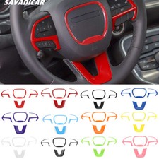 Inner Steering Wheel Decor Cover Trim for Dodge Charger Challenger Durango 2015+ picture