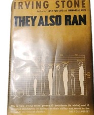 Vintage 1945 They Also Ran by IRVING STONE United States History DJ HC RARE picture