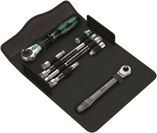 Wera Kraftform Kompakt Zyklop MS1 Metal Speed Socket Wrench Set 1/4