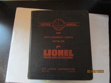 Lionel, 1950's Service Manual & Parts Catalog picture