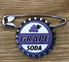 Handmade Disney Pixar Up Grape Soda Bottle Cap Pin Ellie Badge - Say I Love You picture