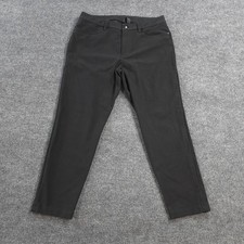 Lululemon Pants Mens 33x28 Black ABC Stretch 5 Pocket Utilitech Travel Tech picture