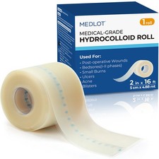 Hydrocolloid Roll for Wound Care 2in x 16ft Medical Grade Hydrocolloid Bandage picture