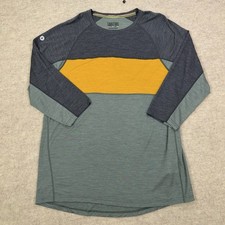 Smartwool Merino Sport 120 Mens M Mountain Bike 3/4 Sleeve Jersey Wool Blend picture