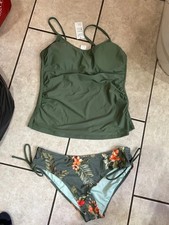 Cupshe Women's Two-Piece Tankini Swimsuit Set Size L picture