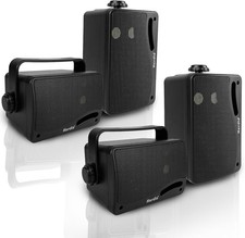 Herdio 4x Outdoor Bluetooth Speakers 400W Waterproof Wall Mount Powerful Bass picture