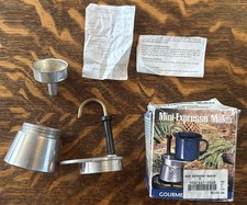VINTAGE GSI Outdoors Mini Camping Coffee Espresso Maker - EXC picture
