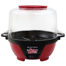 West Bend Stir Crazy Stirring Oil Popcorn Maker with Serving Bowl, 850W, 6 Qu... picture