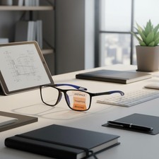 Stylish TR90 Lightweight Progressive Reading Glasses for Men - Anti-Blue Light picture