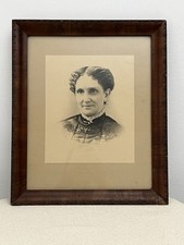 🟡 Rare  Antique 1896 Mary Baker Eddy 18” x 15” Framed Print Christian Science picture