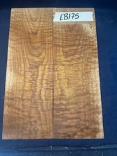 Thermally modified quilt maple drop top 1/4 in thin book matched kiln dried picture